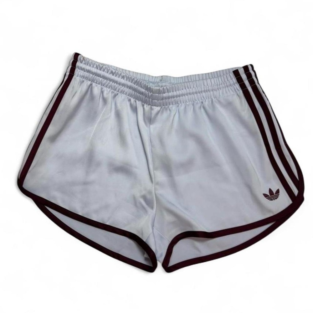 adidas Originals 3-Stripes Sprinter Shorts Crystal Sky Maroon